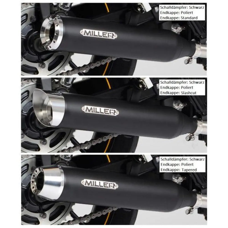Silenciador Miller Custom Euro 4/5 Slip-On para Honda