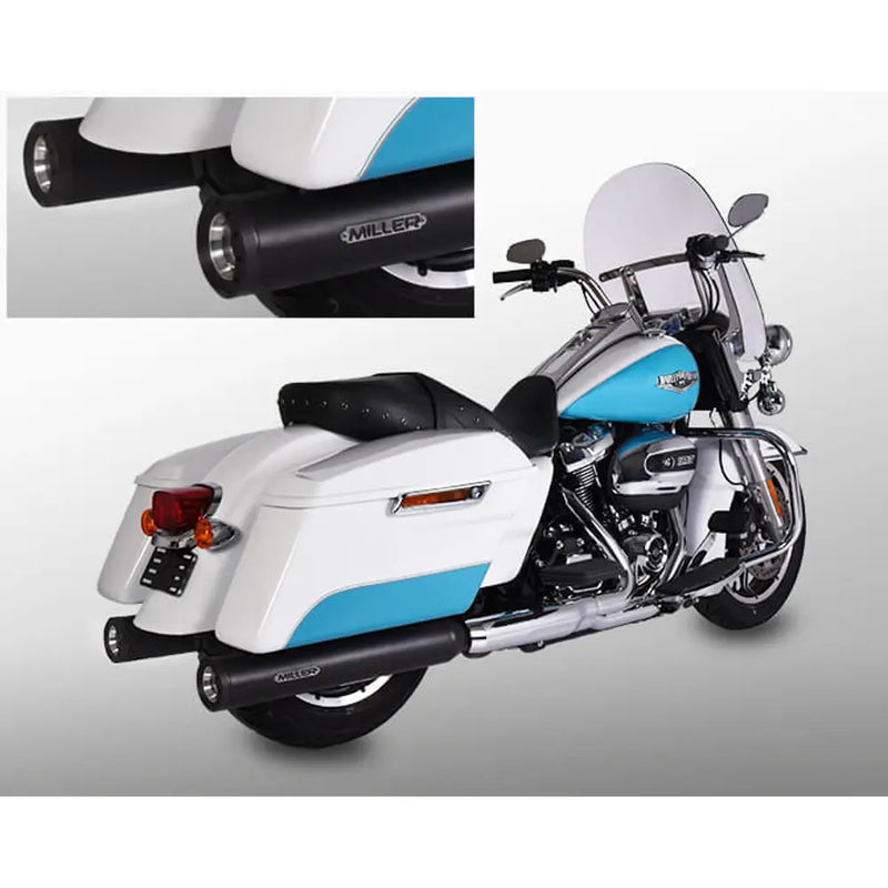 Miller Arlington Euro 4 Slip-On Silenciadores para Harley