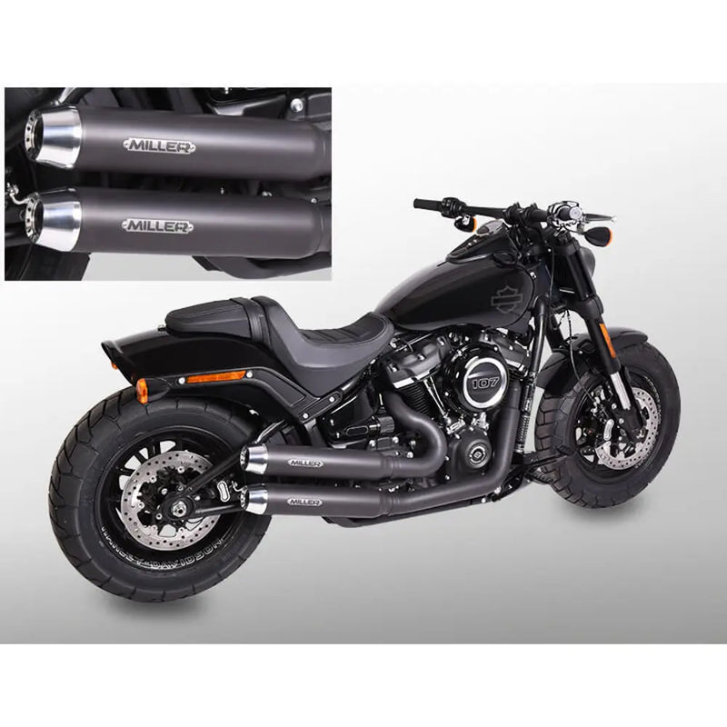 Sistema de escape Miller Bronco Euro 4 para Harley
