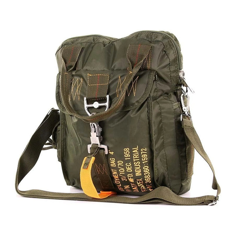 Bolso bandolera verde tipo paracaídas Fostex Army