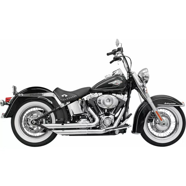 Sistema de escape Bassani Fire Flight Slash Cut para Harley