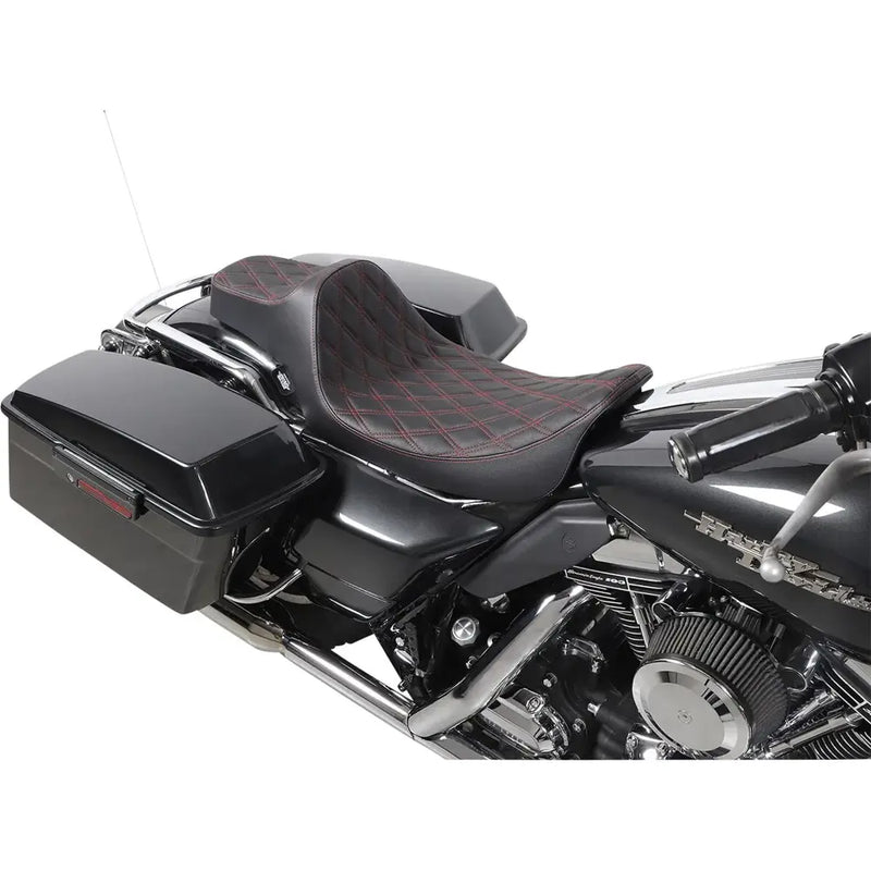 Drag Specialties Asiento Predator III de alcance extendido para Harley 