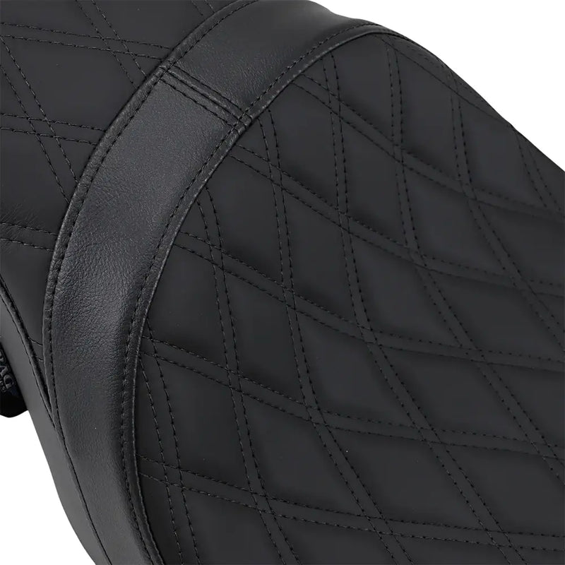 Drag Specialties Asiento Predator 2-Up para Harley