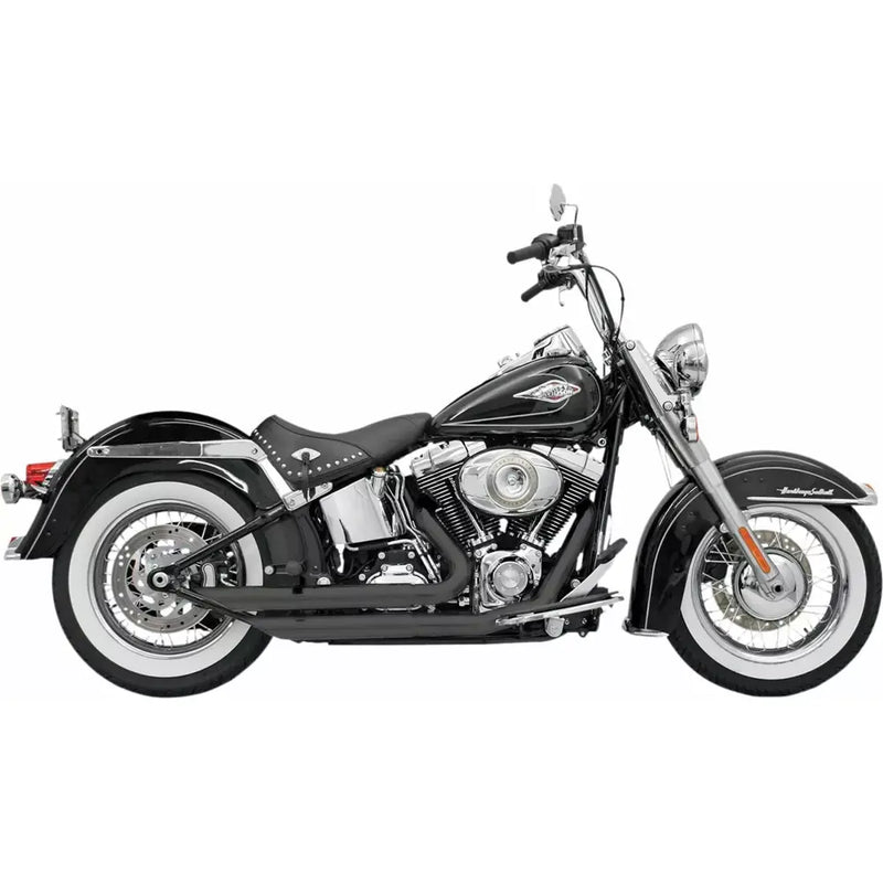 Sistema de escape Bassani Fire Flight Slash Cut para Harley