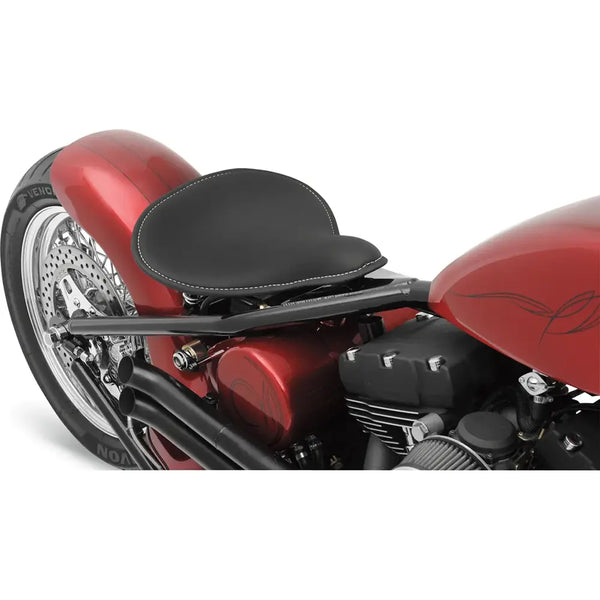 Drag Specialties Asiento individual para motocicleta grande y de perfil bajo con muelles