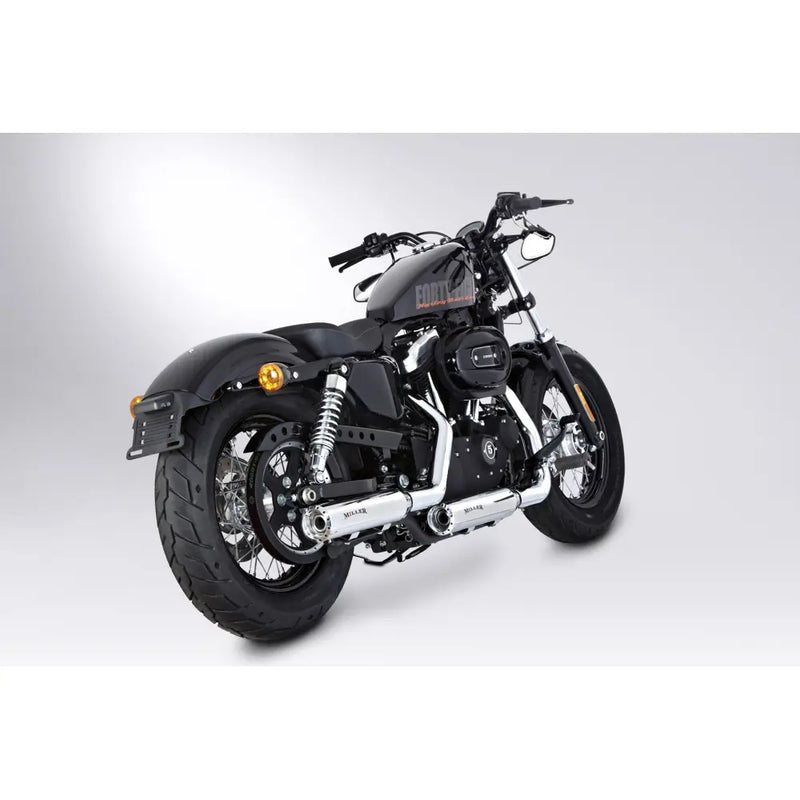 Silenciadores Miller Silverado Euro 2/3/4 Slip-On para Harley
