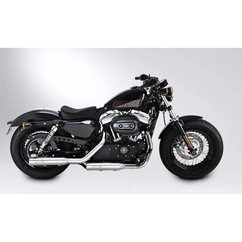 Silenciadores Miller Silverado Euro 2/3/4 Slip-On para Harley