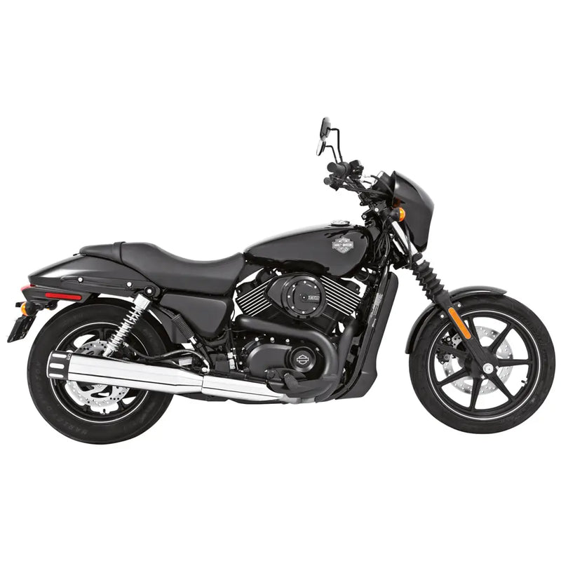 Freedom Performance Eagle Slip-On Mufflers for Harley 14-20 XG500 / XG750 Street / Chrome with black end caps  - Customhoj
