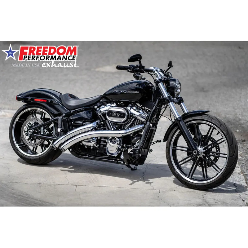 Freedom Performance Radical Radius Slash Cut Exhaust for Harley  - Customhoj