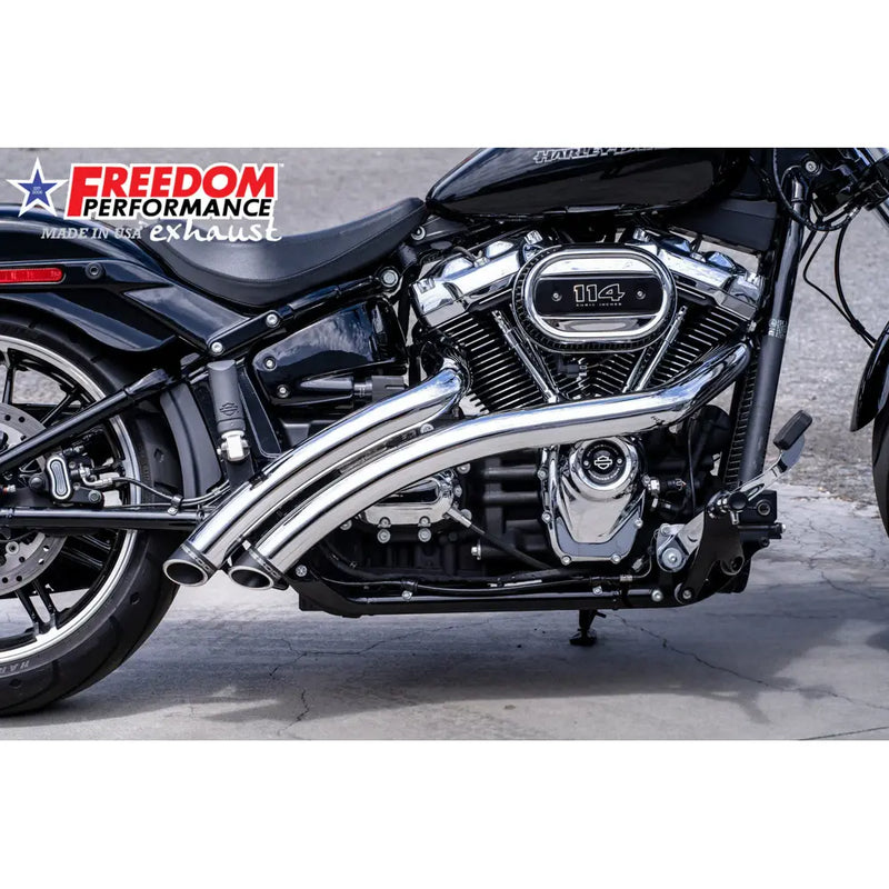 Freedom Performance Radical Radius Slash Cut Exhaust for Harley  - Customhoj