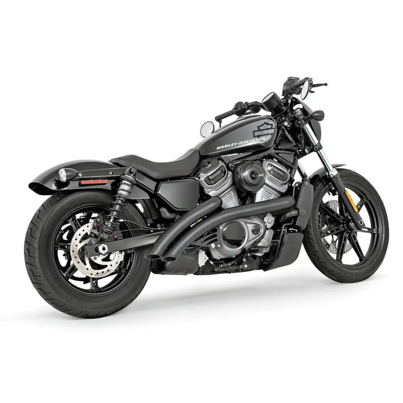 Freedom Performance Radical Radius Slash Cut Exhaust for Harley 22-25 Nightster RH975 / S / Black / Black  - Customhoj