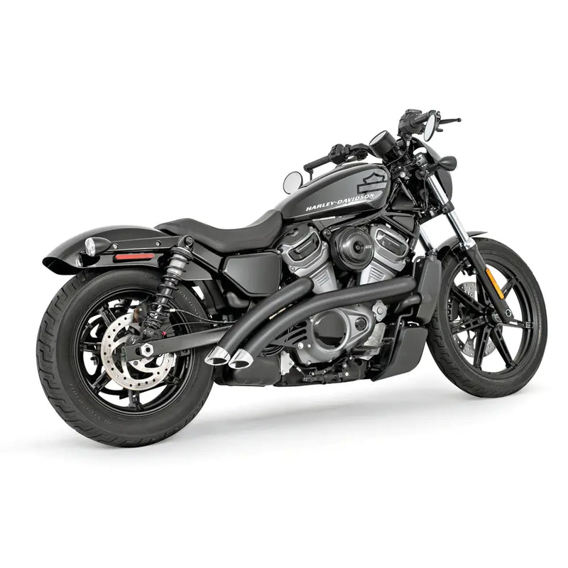 Freedom Performance Radical Radius Slash Cut Exhaust for Harley 22-25 Nightster RH975 / S / Black / Chrome  - Customhoj