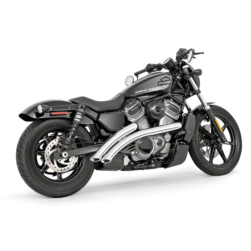 Freedom Performance Radical Radius Slash Cut Exhaust for Harley 22-25 Nightster RH975 / S / Chrome / Chrome  - Customhoj