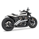 Freedom Performance Radical Radius Straight Star Exhaust for Harley 21-25 Sportster S RH1250S / Chrome / Chrome  - Customhoj