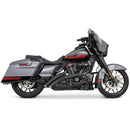 Freedom Performance Radical Radius Straight Star Exhaust for Harley 95-16 Touring / Black / Chrome  - Customhoj