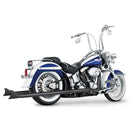 Freedom Performance Sharktail True Duals Exhaust for Harley 07-17 Softail (excl. Breakout / Rocker) / Black / 42"  - Customhoj