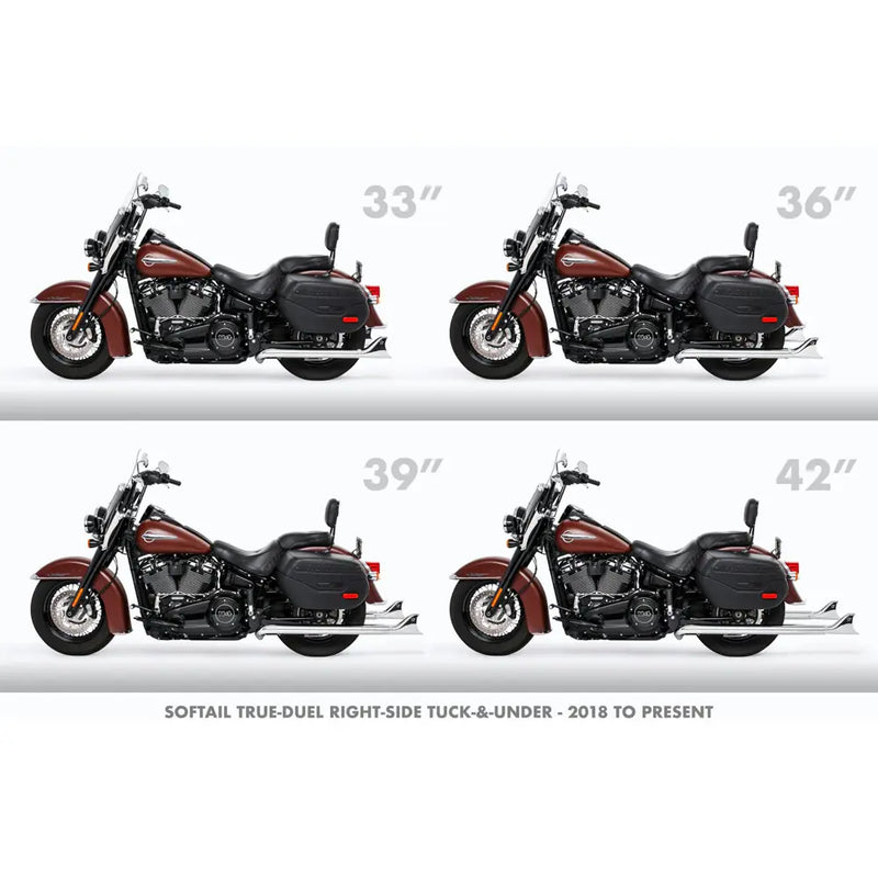 Freedom Performance Sharktail True Duals Exhaust for Harley  - Customhoj