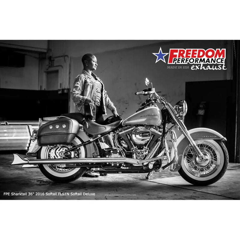 Freedom Performance Sharktail True Duals Exhaust for Harley  - Customhoj