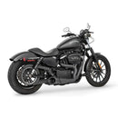 Freedom Performance Shorty Combat 2-into-1 Exhaust for Harley 04-22 XL Sportster / Black / Black  - Customhoj