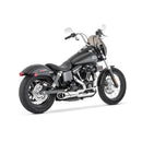 Freedom Performance Shorty Combat 2-into-1 Exhaust for Harley 06-17 Dyna / Chrome / Chrome  - Customhoj
