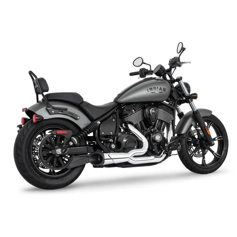 Freedom Performance Shorty Combat 2-into-1 Exhaust for Indian 22-25 Chief / Chrome / Black  - Customhoj
