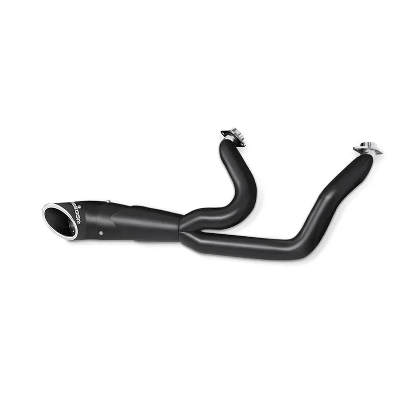 Freedom Performance Shorty Turn Out 2-into-1 Exhaust for Harley 18-25 Softail (read note) / Black / Sculpted Black  - Customhoj