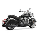 Freedom Performance Union 2-into-1 Exhaust for Indian 14-21 Chief / Black / Slash Cut Black  - Customhoj