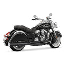 Freedom Performance Union 2-into-1 Exhaust for Indian 14-21 Chief / Black / Straight Cut Chrome  - Customhoj