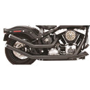 Freedom Performance Upsweep Classic Exhaust for Harley 86-17 Softail (excl. Breakout / Rocker) / Black / Chrome  - Customhoj