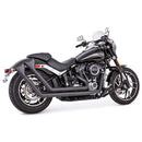 Freedom Performance Upsweep Sharktail Exhaust for Harley 18-25 Softail (read note) (excl. Fat Boy / Breakout) / Black  - Customhoj