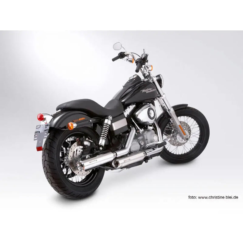 Silenciadores Miller Nebraska Euro 3/4 Slip-On para Harley
