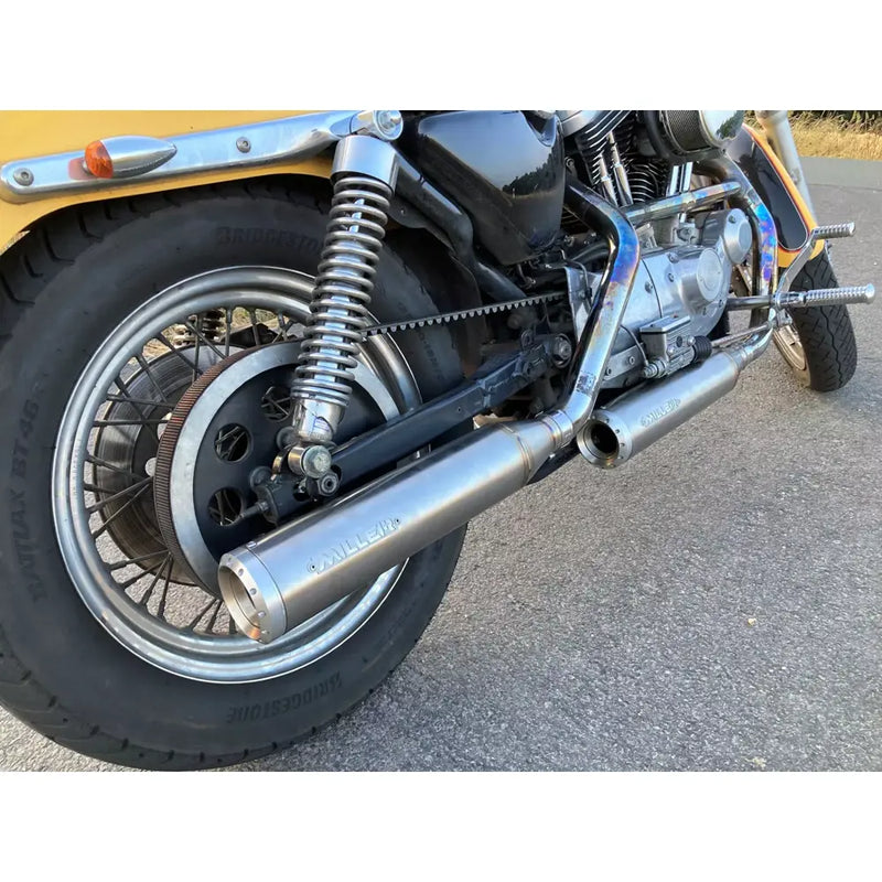 Silenciadores Miller Silverado Euro 2/3/4 Slip-On para Harley