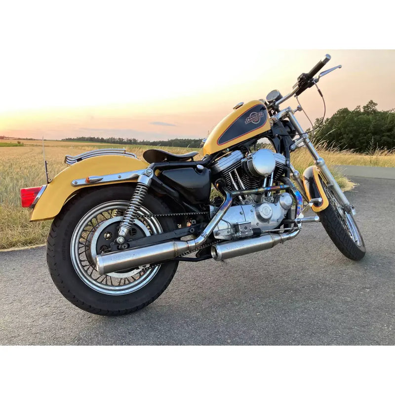 Silenciadores Miller Silverado Euro 2/3/4 Slip-On para Harley