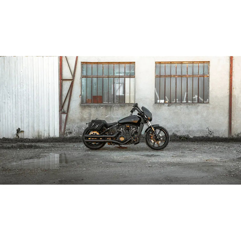 Longride Juego de alforjas para motocicleta Heritage 23L Click-On