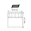 ISON Oil Filter for Moto Guzzi 1000 Daytona 94-95