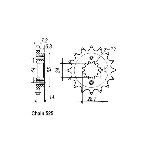 JT Sprockets Front Sprocket Honda XRV750 Africa Twin L,M,N 90-92 JT Front Sprocket for Honda Customhoj