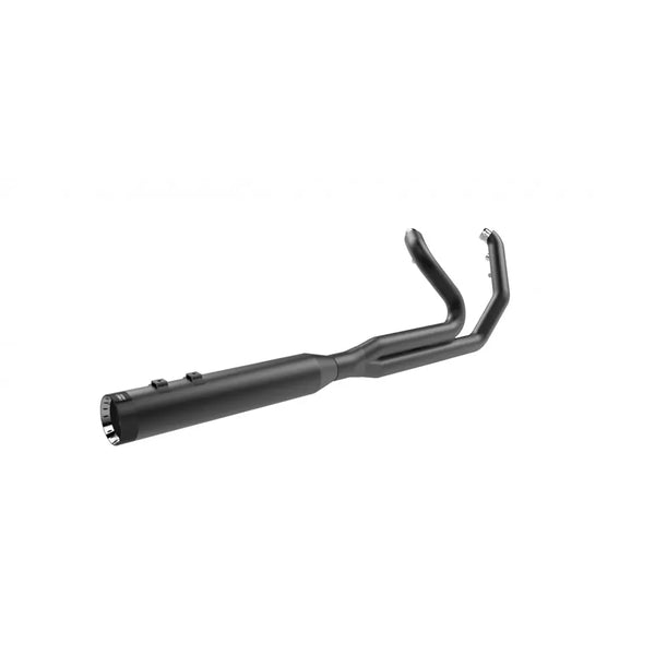 Khrome Werks 2-into-1 Outlaw Exhaust System for Harley 17-25 Touring / Black  - Customhoj