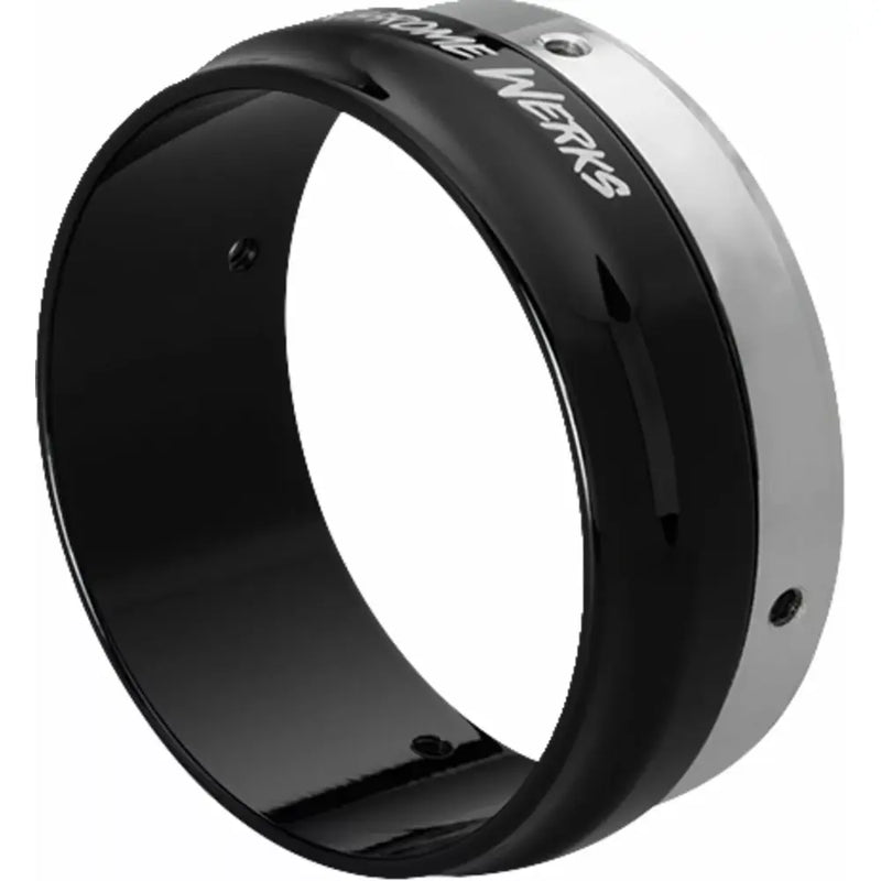 Khrome Werks 4.5" Muffler End Caps Black / Race  - Customhoj