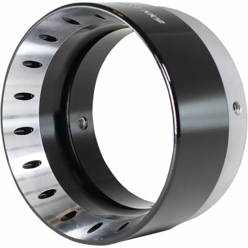 Khrome Werks 4.5" Muffler End Caps Black / Turbine  - Customhoj