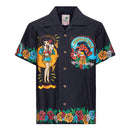 King Kerosin Acapulco Hawaii Shirt Black / M  - Customhoj