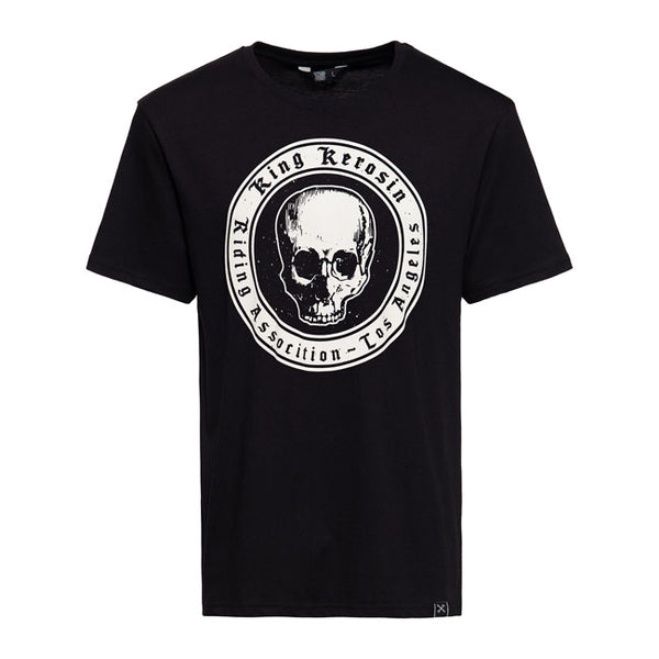 King Kerosin Skull Kerosin T-Shirt Black / S