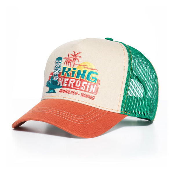 King Kerosin Tiki Surf Trucker Cap