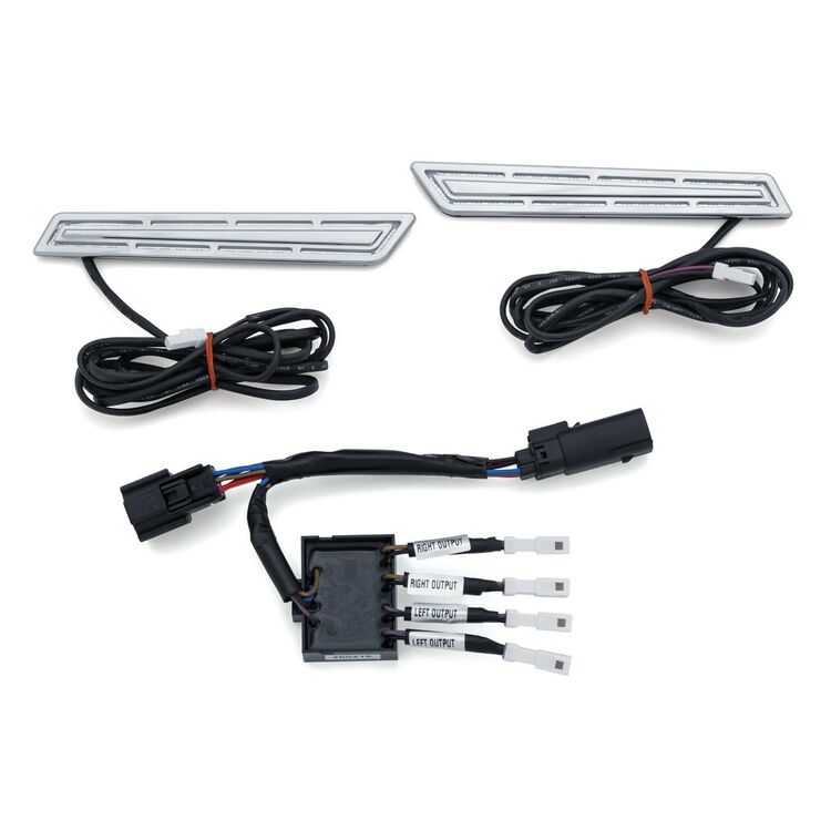 Kuryakyn Luces LED para el cierre de las alforjas de Harley