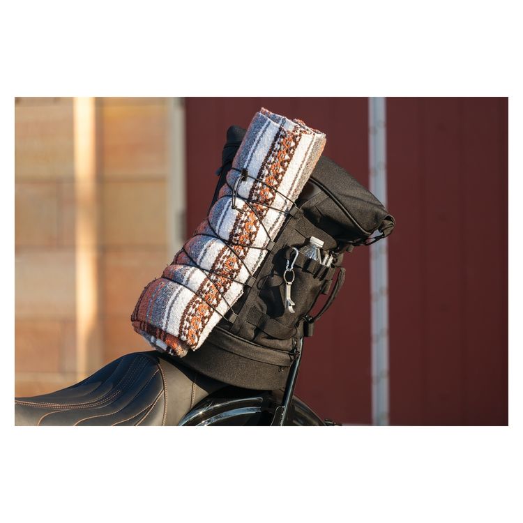 Kuryakyn Bolsa de viaje Momentum Freeloader de 33 litros para moto con respaldo