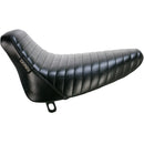 Le Pera Bare Bones Solo Seat for Harley 84-99 Softail / Pleated Black  - Customhoj