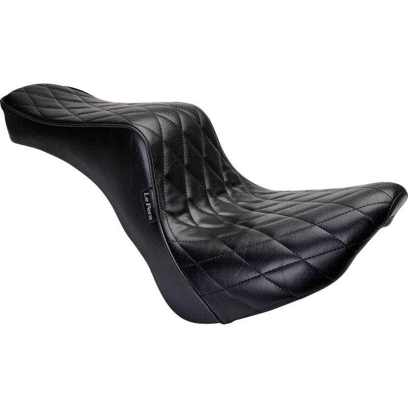 Le Pera Cherokee 2-Up Seat for Harley 18-25 Softail Street Bob / Standard / Slim / Diamond Black  - Customhoj