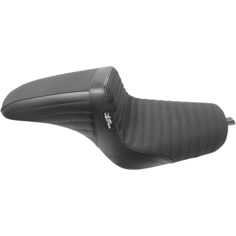 Le Pera KickFlip Seat for Harley 04-22 XL Sportster (excl. 07-09 XL Sportster) / Pleated Gripper / Black  - Customhoj