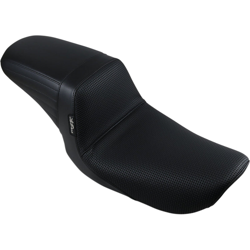 Le Pera KickFlip Solo Seat for Harley 96-03 Dyna (excl. Wide Glide) / Basketweave Black  - Customhoj