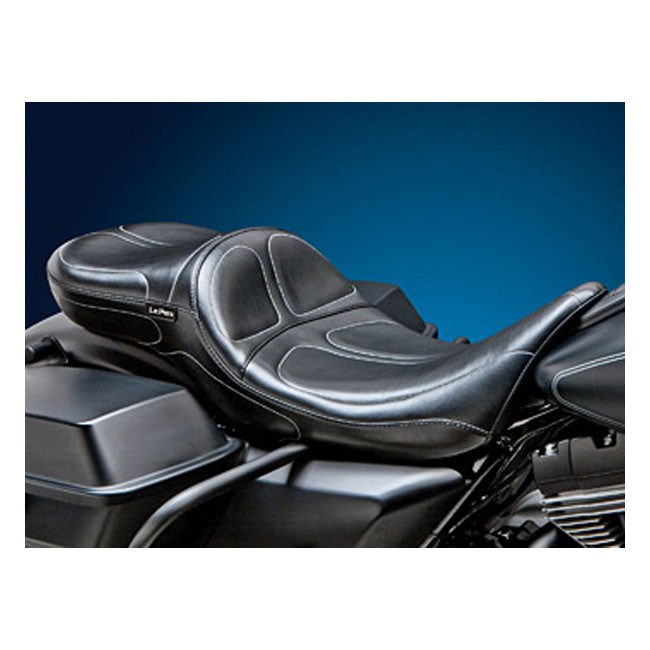 Le Pera Maverick Daddy Long Legs Extended Seat for Harley 06-07 Touring Street Glide / Maverick Black / Without backrest  - Customhoj