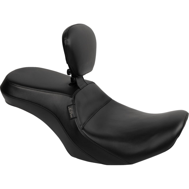 Le Pera Outcast 2-Up Seat for Harley 23-25 Touring CVO Road Glide / CVO Street Glide / Black / With backrest  - Customhoj